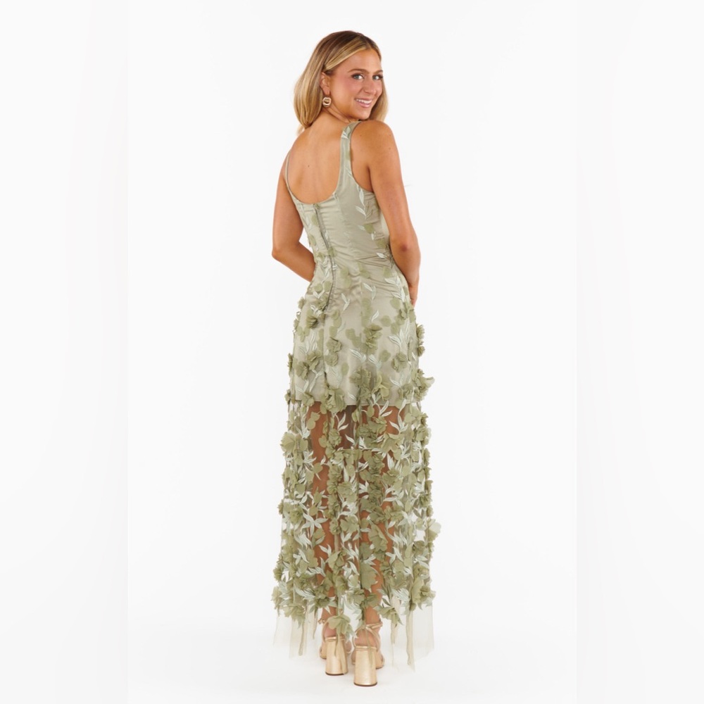 Show Me Your Mumu Stephanie Dress. Green Sleeveless Dress (worn once)